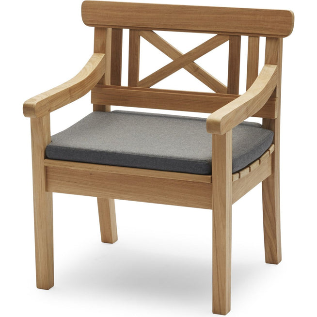 Photo of Drachmann Chair Cushion, Outdoor Textile / Charcoal - Dynor & Kuddar - Skagerak Design Team - Brun