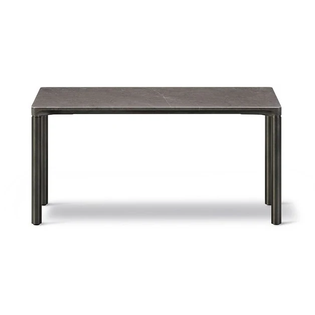 Photo of Piloti Stone Table 6760 By Hugo Passos - Sofabord - Grey Pietra (kendzo) Marble - W75 X D39 X H35 Cm
