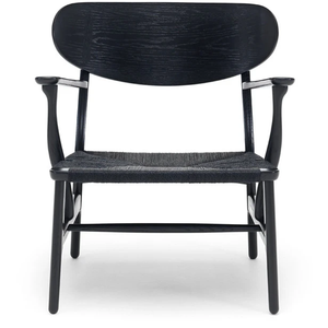 Photo of Ch22 lounge chair by Hans J. Wegner (black, oak - black painted)