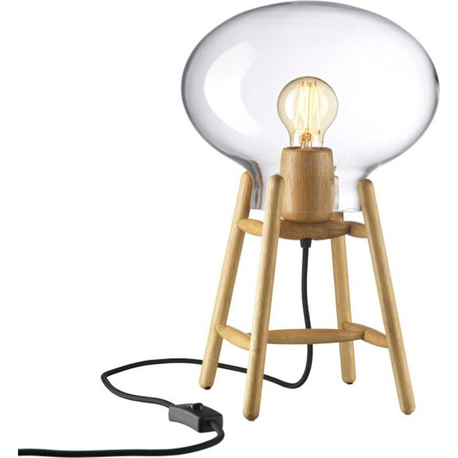 Photo of Hiti U4 Table Lamp - lacquered oak, clear glass