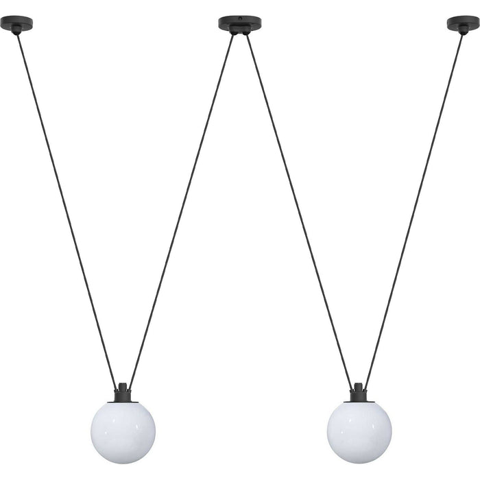 Photo of Les Acrobates de Gras No 324 - Glass Ball Pendant Lamp