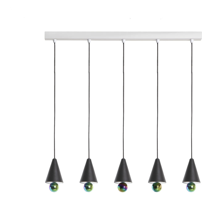 Photo of Pendant System Line Plate 5 Black - Pendant Lights - Daniel Emma - Black