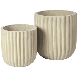 Photo of Fiber Flower Pots Set of 2