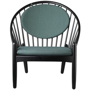 Photo of Poul M. Volther Armchair - J166 Jørna - Black/beige