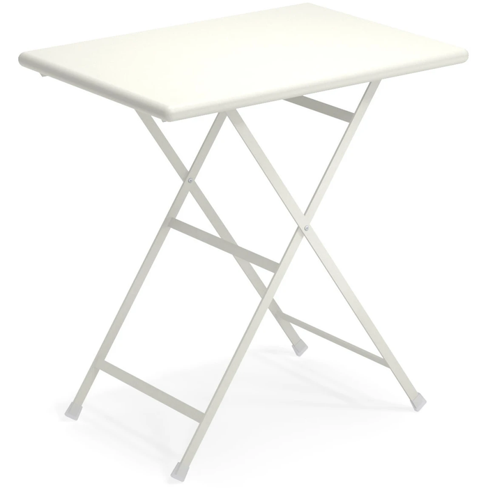 Photo of Arc En Ciel Folding Table 70 cm, matt white - Garden table - White - Metal