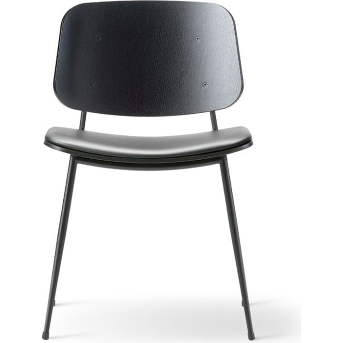 Photo of Søborg 3061 Metal Base Chair - Upholstered Seat