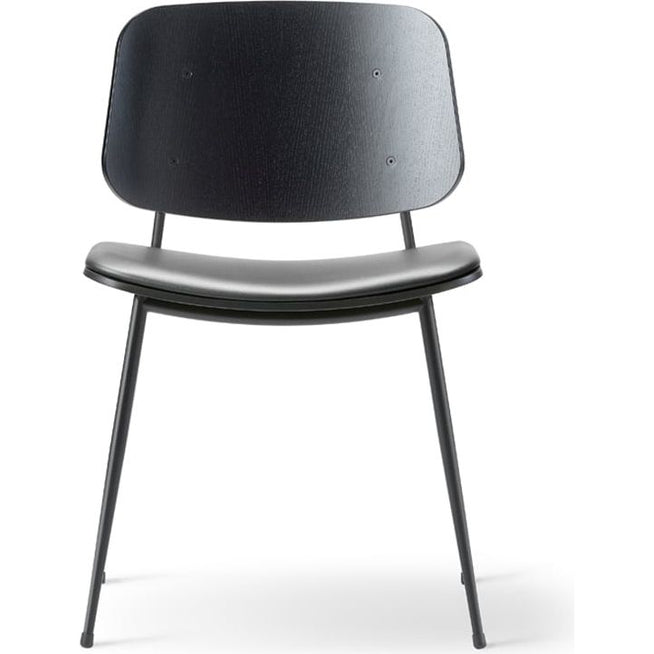 Photo of Søborg 3061 Metal Base Chair - Upholstered Seat