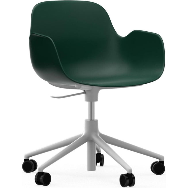 Photo of Form Armchair Swivel 5w Gas Lift Alu - Kontorstol - Black Aluminium / 1