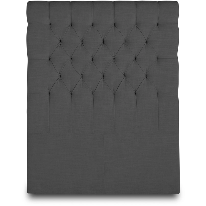 Photo of Paula Headboard Linen, dark grey