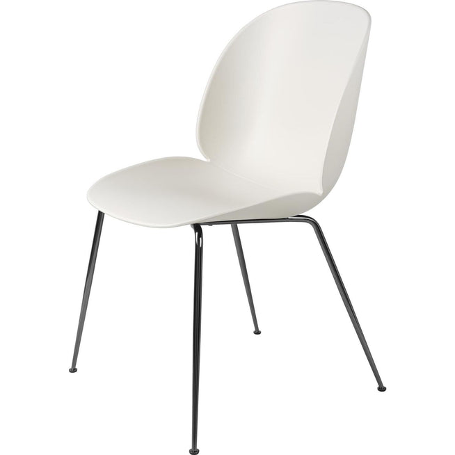 Photo of Beetle Dining Chair, Un-upholstered, Conic Base