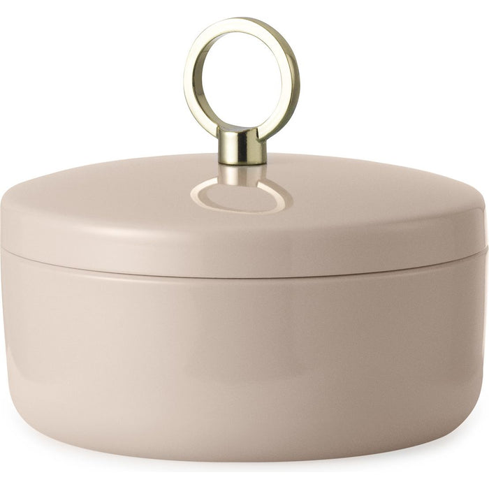 Photo of Ring Box - Krukke - Medium - Sand - H: 8,5 X Ø: 10 Cm