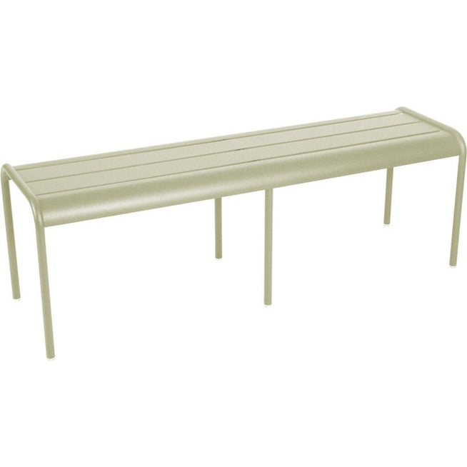 Photo of Luxembourg 3/4 Seater Bench Willow Green 65 - Garden Benches - Frédéric Sofia - Green - Metal