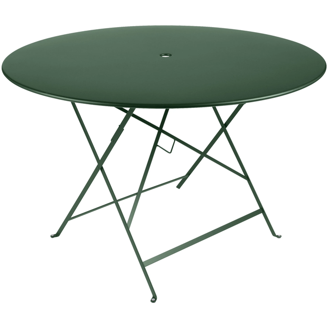 Photo of Bistro Table Ø 117 cm, Cedar Green - Outdoor dining table - Green - Metal