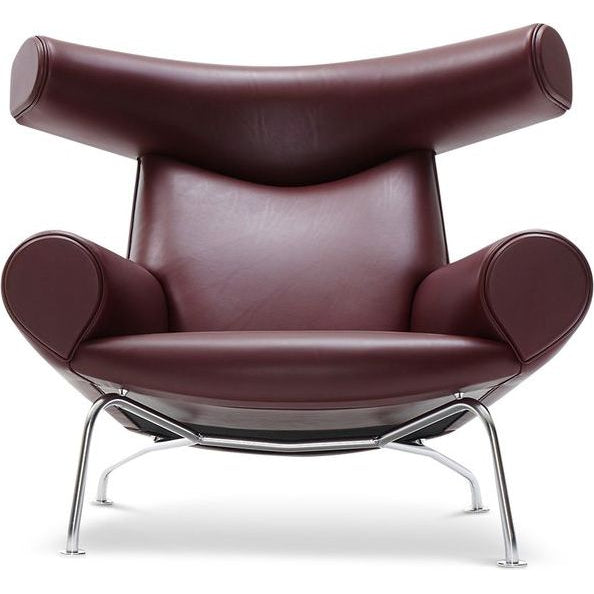 Photo of Wegner Ox Chair 1000 By Hans J. Wegner - Lænestol - Max 95 Cognac - W99 X D99 X H92 X Sh36 Cm