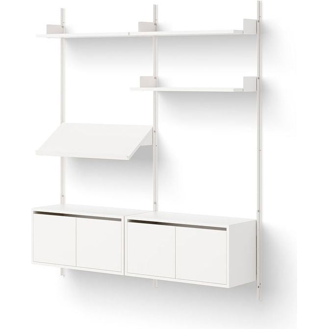 Photo of New Works Living Shelf Cabinets Low W. Doors - Reolsystem