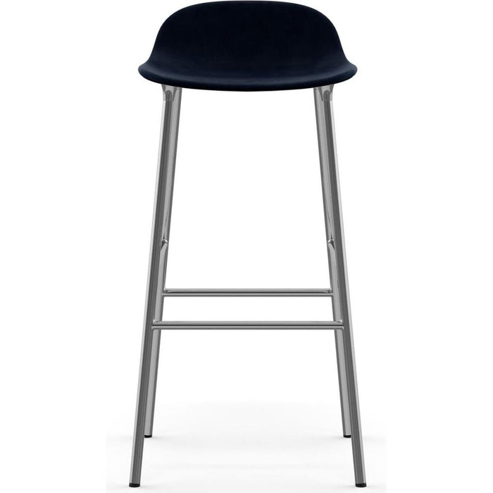 Photo of Form Bar Stool 75 Cm Fully Upholstered Chrome