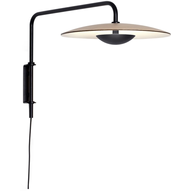 Photo of Ginger 20 A - Oak, Dimmable Plug-in - Wall Lamps - Joan Gaspar - Wood