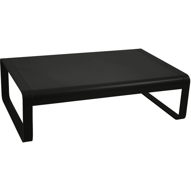 Photo of Bellevie Low Table Liquorice - Småbord & Sidobord Utomhus - Pagnon & Pelhaître - Svart - Metall