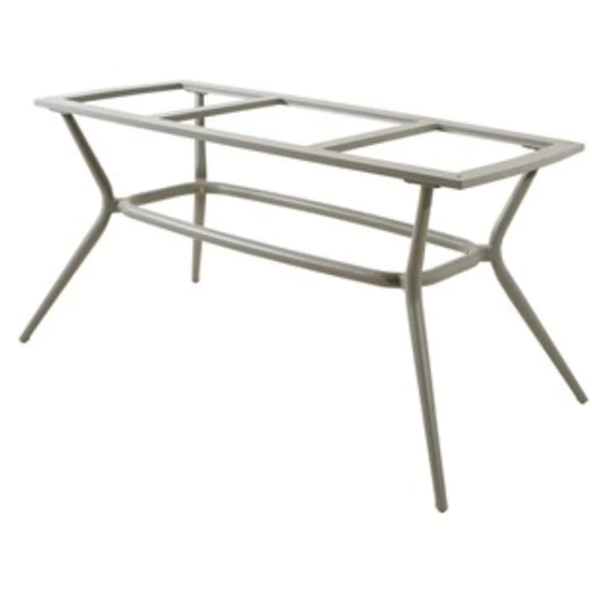 Photo of Joy Spisebord underframe - Oval - Havebord - Taupe, aluminium - H71 x W180 x D90 cm