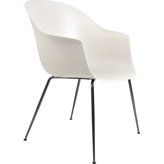 Photo of Bat Dining Chair, Un-Upholstered, Conic Base