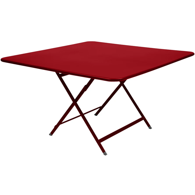 Photo of Caractère Table 128x128 Cm Poppy 67 - Matbord Utomhus - Studio Fermob - Röd - Metall