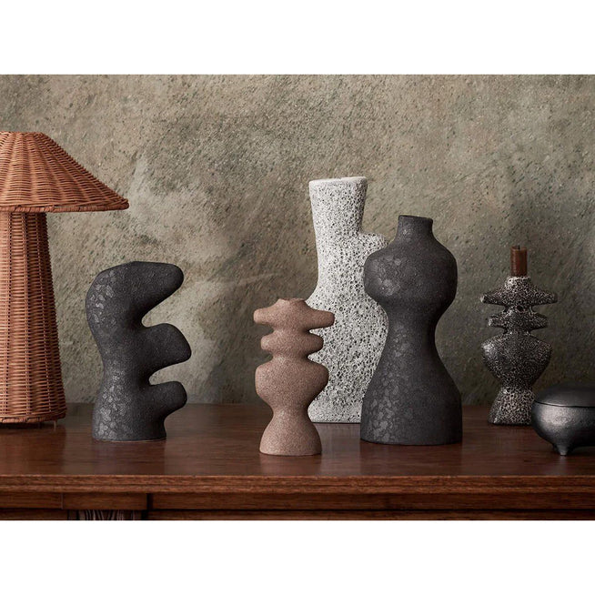 Photo of Yara Vase - Vase - Yara Vase - Medium - Rustic Iron - W14 X D11.5 X H30.5 Cm