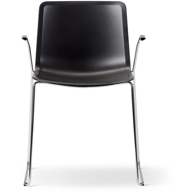 Photo of Pato Sledge Armchair 4110 By Welling/ludvik - Spisebordsstol - Black - W55,5 X D51,5 X H79 X Sh46,5 Cm