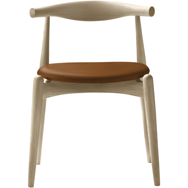 Photo of Carl Hansen - Ch20, Soaped oak, Leather group B Thor - 307 - Dining chairs - Hans J. Wegner - Wood