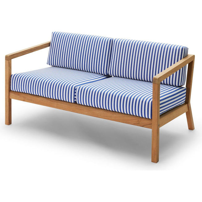Photo of Virkelyst Sofa, Teak, Fossflakes Padding, Outdoor Textile /