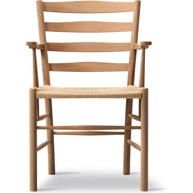 Photo of Klint Armchair 3208 / By Kaare Klint - Spisebordsstol - Oak Oil / Natural Papercord - W58 X D55 X H85 X Sh45,5 Cm