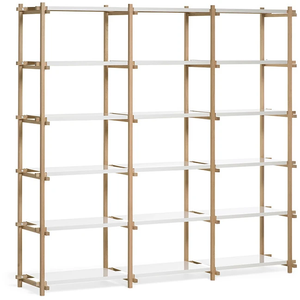 Photo of Woody Bookcase by Hay (High Incl. 18 Shelves)