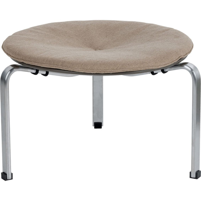 Photo of Pk33, Canvas, Natural - Stools - Poul Kjærholm - Beige - Metal