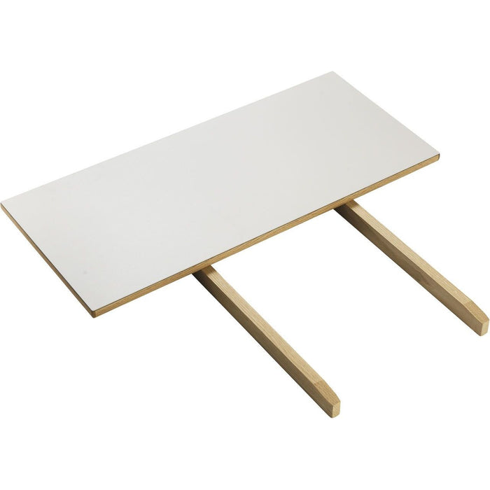Photo of C35 Table Extension Leaf 95x45 Cm Light Grey-oak Nature Lacquered