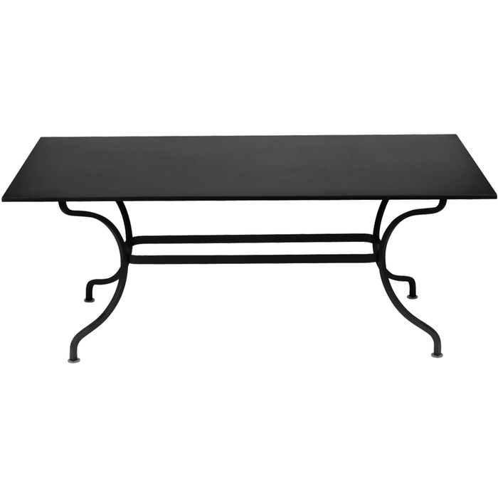 Photo of Romane Table 180 X 100 Cm, Liquorice - Matbord Utomhus - Svart - Metall