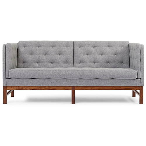 Photo of Ej315 Sofa 1542 By Erik Ole Jørgensen - 2 Personers Sofa - Foss 722 / Light Oiled Oak - W180 X D77 X H81 X Sh43 Cm