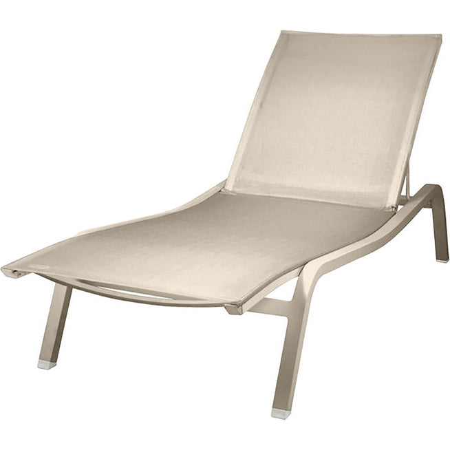 Photo of Alizé Xs Sunlounger Nutmeg - Sun loungers & loungers - Pascal Mourgue - Metal