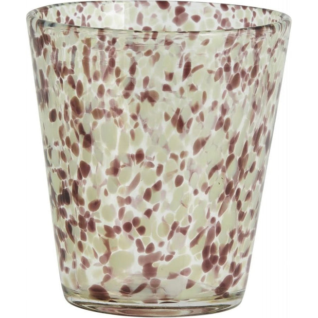 Photo of Tepin Drinking Glass Brown/Green - Set of 6