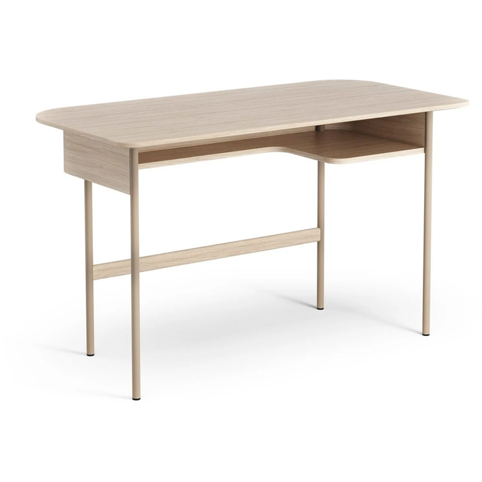 Photo of Luna Desk Oak White-pigmented