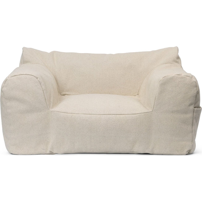 Photo of Billow Bean Bag - Children's Bean Bag - Billow Bean Bag - Off-white - W80 x D50 x H48 cm