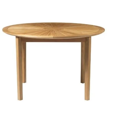 M27 Together Round Garden Table Ø: 120 cm - Solid Teak/Natural Oiled Pre-order: Mid March 2025