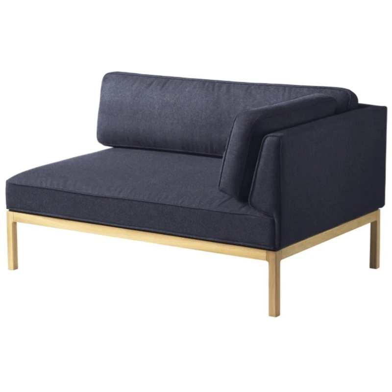 L37 - Right corner module 130 cm - dark blue - 130 cm