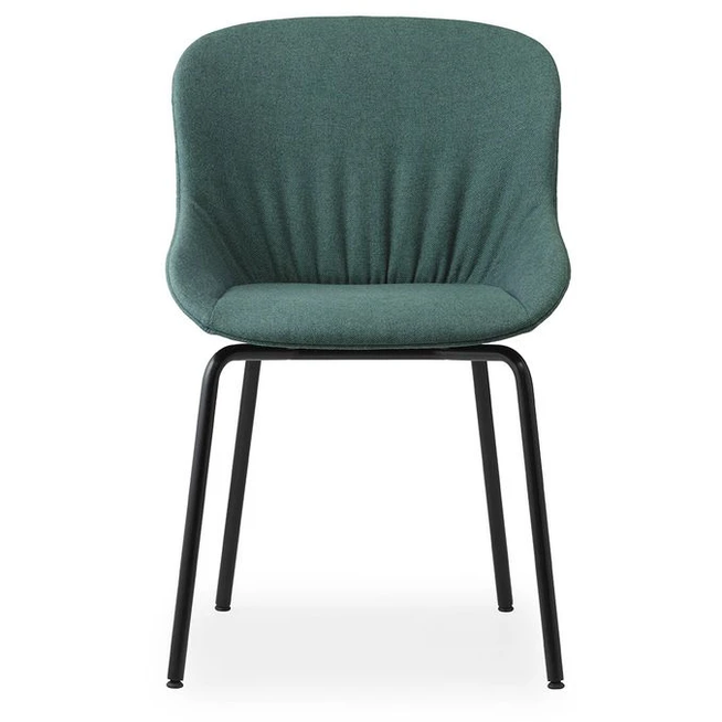 Photo of Hyg Comfort Chair Full Upholstery - Spisebordsstol - Base: Steel / Black/main Line Flax - H84 X L54 X D55,5 X Sh46 Cm
