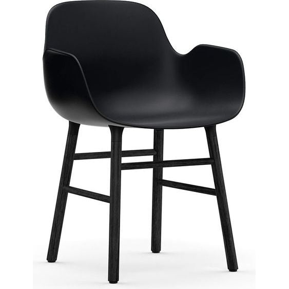 Photo of Form Armchair Wood - Spisebordsstol - Black Oak / 2