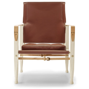 Photo of Kk47000 Safari Armchair Leather Thor 307 Cognac, Leather Thor 307, White Oiled Ash, Full-grain Leather Natural