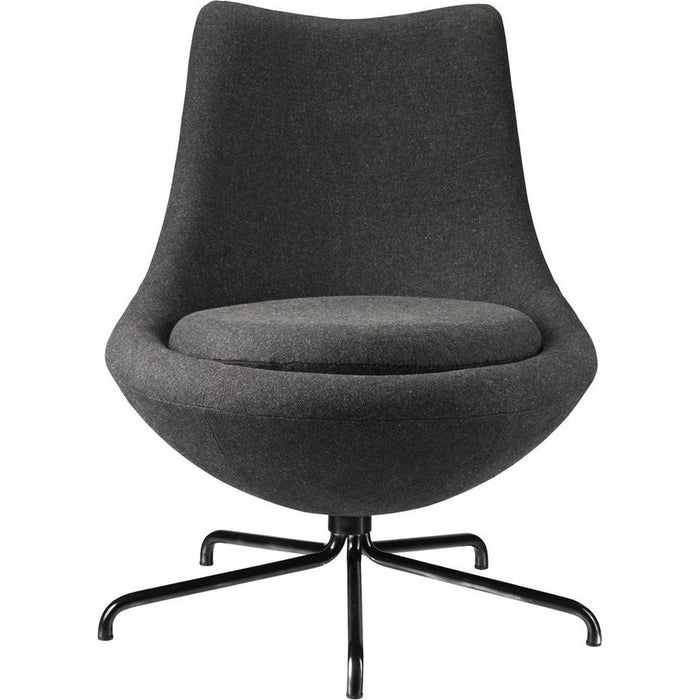 Photo of L40 Bellamie Lounge Chair M. Svirvel Sh: 39 Cm - Black /
