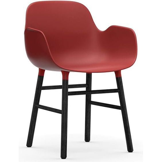 Photo of Form Armchair Wood - Spisebordsstol - Black Oak / 3
