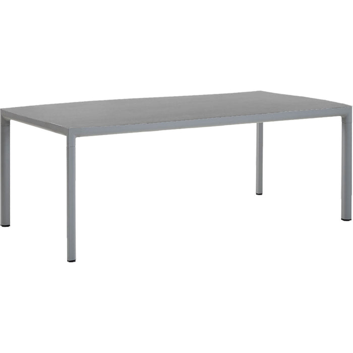 Photo of Drop Matbordsunderrede, Light Grey,top: 200x100, Concrete Grey, Keramik - Matbord Utomhus - Cane-line Design Team - Grå - Naturmaterial/metall