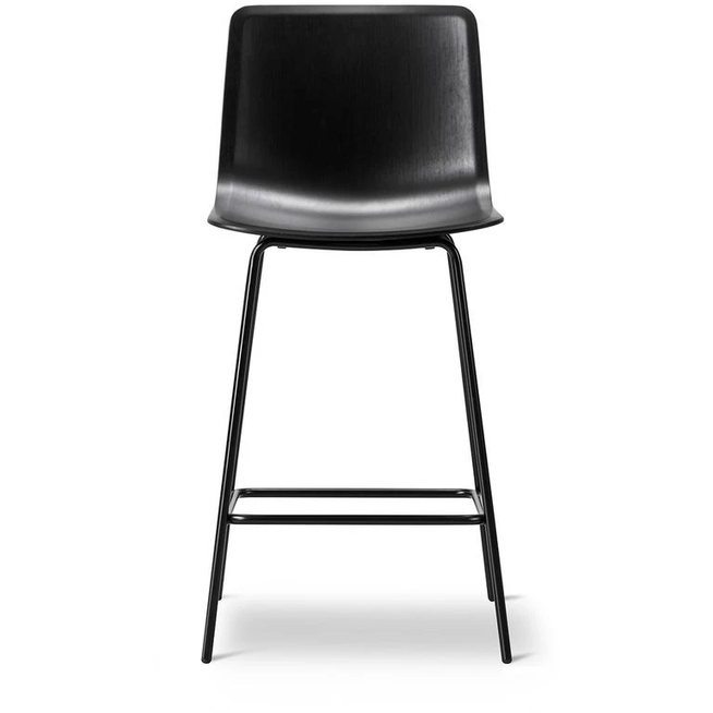 Photo of Pato 4 Leg Barstool 4305 By Welling/ludvik - Barstol - Black - W45,5 X D51 X H99 X Sh65,5 Cm