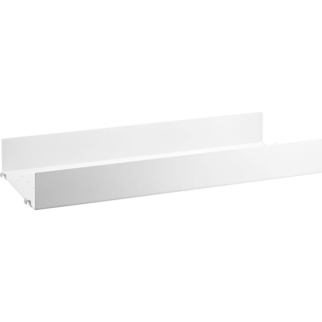 Photo of String Metal Shelf, High Edge 58x20, White, 1-pack - Shelving - Nils Strinning - White - Metal
