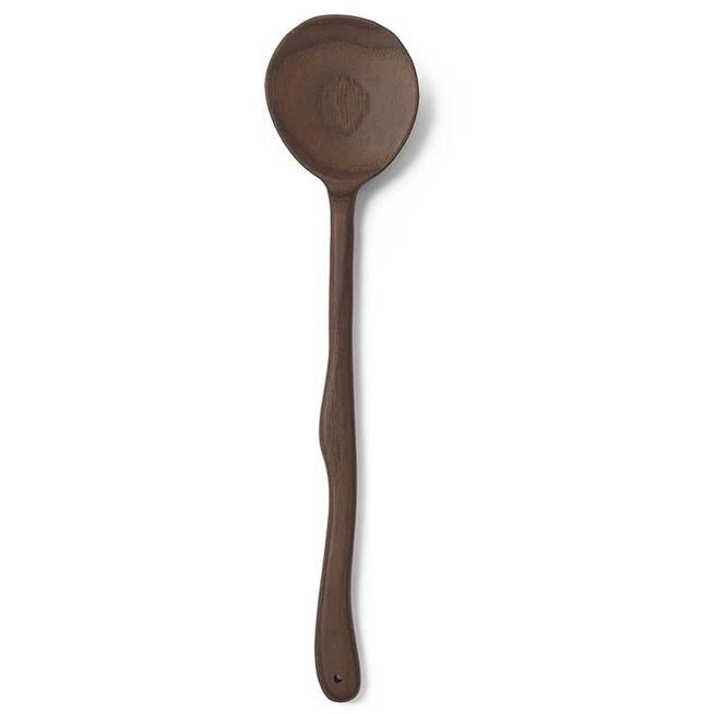 Photo of Meander Spoon - Skeer - Medium - Dark Brown - W5,3 X H1,4 X D25,4 Cm